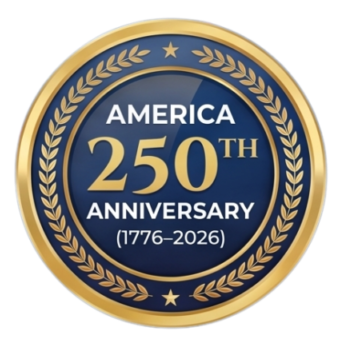 America 250th Anniversary Badge